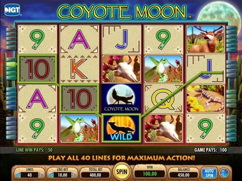 Experience The Best Real Cash Coyote Moon Slot In Canada 2024