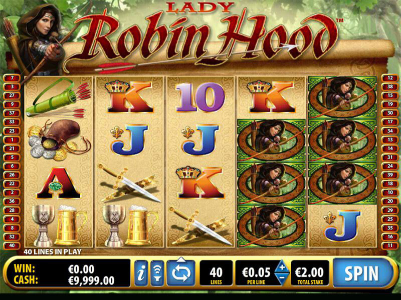 Experience The Best Real Cash Lady Robin Hood Slot In Canada 2024